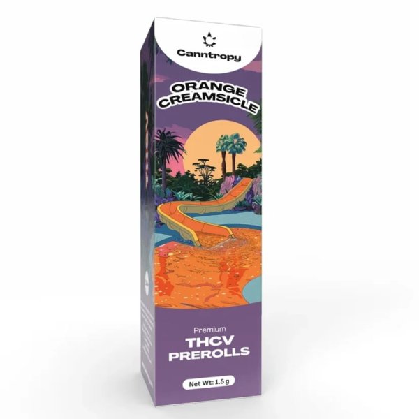 THCV Prerolls Orange Creamsicle, THCV 96% kvalita, 1,5 g